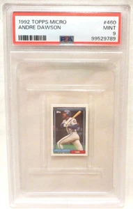 Andre Dawson **PSA 9** 1992 Topps Micro #460 como nuevo - Imagen 1 de 2
