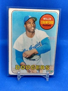 1969 Topps - #327 Willie Crawford POOR-FAIR: CREASED - Picture 1 of 2