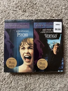 The Alfred Hitchcock Universal Collection sealed VHS Lot “Psycho” And “Vertigo” - Picture 1 of 6