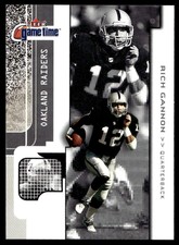 2001 Fleer Game Time 79 Rich Gannon  Oakland Raiders  Football Card