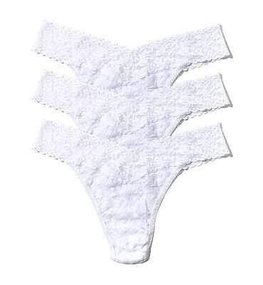 Tanga Hanky Panky 3-PACK Signature Lace Original Rise (48113PK) Foto 1 de 4