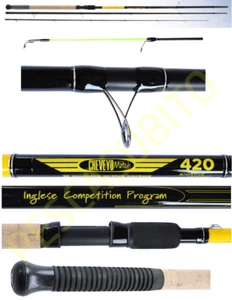 Canna Da Pesca Inglese Cheveyo 4.20Mt Match Fishing 3 Sezioni Carbonio Gara - Foto 1 di 1