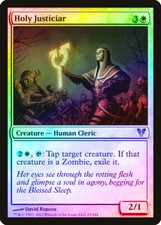 Holy Justiciar FOIL Avacyn Restored NM White Uncommon MAGIC MTG CARD ABUGames