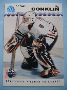 2001-02 Pacific (Adrenaline) "Blue Parallel" SSP (33/62) # 208 Ty Conklin RC!