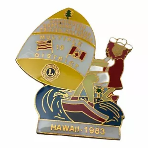 LIONS CLUB International Vintage Pin Badges America Canada Hawaii 1983 - Picture 1 of 5