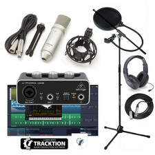 focusrite 2i2 recording bundle with mxl 990 and mackie cr3 monitors