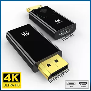 Display Port to HDMI Displayport DP HDMI Cable Adapter Video cord HDTV PC 4K30HZ - Picture 1 of 7