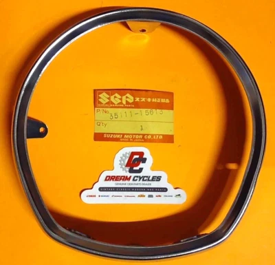 NOS Genuine Suzuki Headlight Rim/Ring T500 T305 TC305 T350 T250 35111-15613 NEW - Image 1 of 2