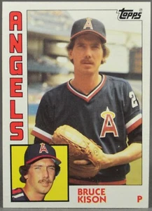 1984 Topps Bruce Kison MLB Baseball Trading Card #201 California Angels - Bild 1 von 2