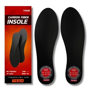 Plantilla de fibra de carbono TEGA (1 par) - para punta de césped, fracturas de pies, Hallux Rigi... - Imagen 1 de 6