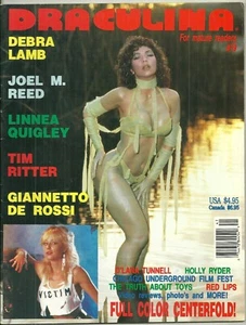RARE - DRACULINA Magazine #19 - 1994 - Linnea Quigley - Holly Ryder - Debra Lamb - Imagen 1 de 2