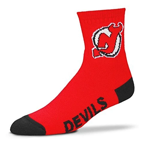 For Bare Feet Kids' NHL New Jersey Devils 501 Socks, Youth Cover