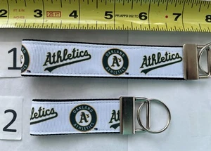 Oakland Athletics Keychain Gift 4 Him Her Mom Dad Fob Baseball - Picture 1 of 1