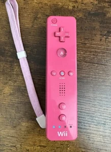 Nintendo Wii Pink RVL-003 Remote OEM Controller w/ Wrist Strap - Picture 1 of 4