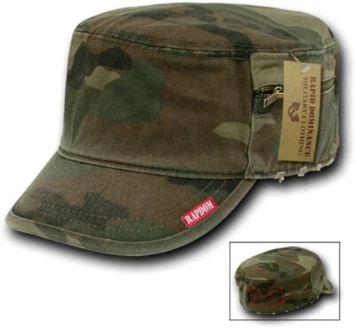 Boné capa patrulha campo bolso estilo militar tático algodão domínio rápido - Imagem 1 de 4