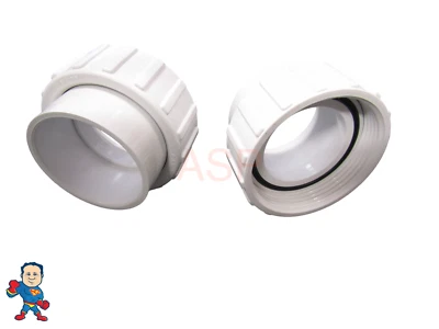 AMERICAN SPA PARTS Set of (2) Hot Tub Spa 2" Slip X 2" Threaded Pump Unions Video How To