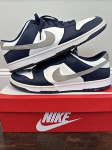 Size 15 - Nike Dunk Low ‘Midnight Navy Smoke Grey’ (FD9749-400) - Picture 1 of 8