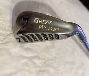 Tiger Shark Great White 7 Iron 37” Pat Simmons Original Grip Nice - Picture 1 of 10