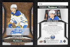 2022-23 Upper Deck Parkhurst Prominent Prospects Gold Owen Power Rookie Auto RC