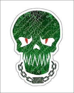 Suicide Squad Killer Croc Repositionable Decal Graphic Sticker Gift Supervillain - Picture 1 of 2