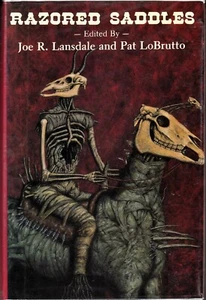 RAZORED SADDLES (1989) Joe Lansdale SIGNED Horror Anthology - Dark Harvest 1st - Imagen 1 de 10