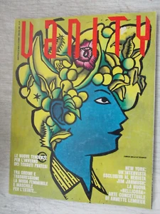 VANITY ITALIAN FASHION MAGAZINE #25 JULY 1987 ANNETTE LEMIEUX JIM JARMUSH RARE - Picture 1 of 2