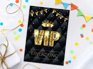 Einladungskarten Geburtstag VIP Disco Jump Einladungen Mädchen Jungen Erwachsene - Bild 1 von 4