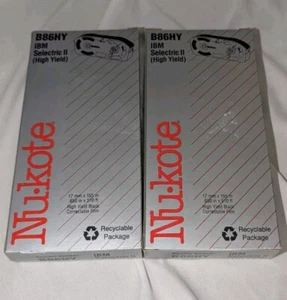NU-KOTE B86HY IBM Selectric II Typewriter Ribbon High Yield Black Film NIB - Picture 1 of 3
