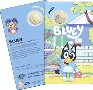2024 $1 Bluey Dollar-bucks "Bluey" Coloured UNC Coin ✅READY TO SHIP✅ - Picture 1 of 3