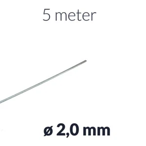 5m x Bowdenzugseil Innenzug ø2 mm für Moped, Motorrad - Seilzug 5 Meter - Bild 1 von 1