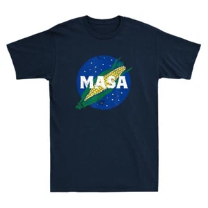 Masa Mexican Corn Flour Tortilla Tamales Gift Funny Parody Vintage Men's T-Shirt - Picture 1 of 8