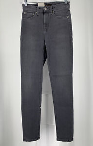 Nudie Jeans Hightop Tilde Black Stretch Organic Denim Jeans Size27X28 NWT 113168