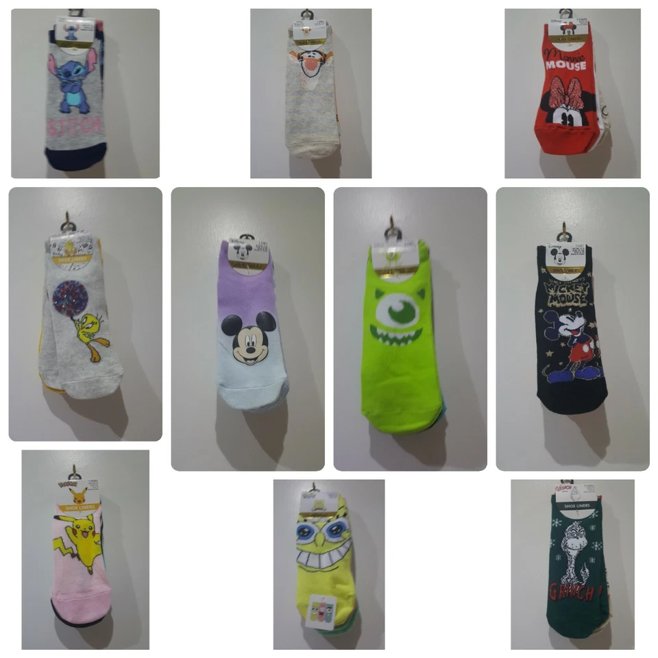 REVESTIMIENTOS DE ZAPATOS DISNEY, BOB ESPONJA, MELODÍAS LOONAS, POKEMON, PERSONAJE GRINCH PARA DAMAS Foto 1 de 1