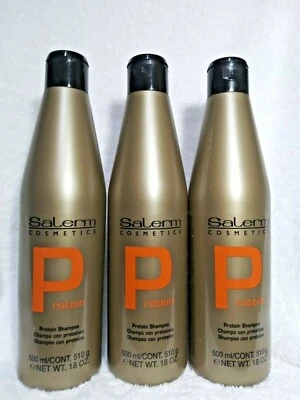Salerm Cosmetics Protein Shampoo - 500ml/18 fl oz (3 Units) - Image 1 of 2