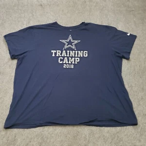 Camisa Dallas Cowboys Para Hombres 4XL Azul Blanco Nike Camiseta Fútbol Entrenamiento Campamento Adulto - Imagen 1 de 9