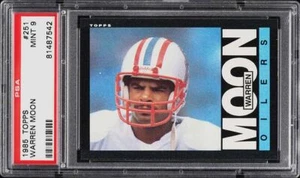 1985 Topps FB Card #251 Warren Moon ROOKIE RC PSA 9 MINT - Picture 1 of 2