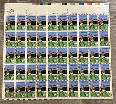 US Sheet of 50 Scott #1790 10c Olympics Decathlon MNH - Image 1 of 3