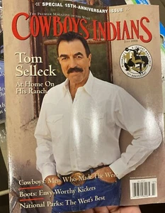 TOM SELLECK July 2008 COWBOYS & INDIANS Magazine Special 15th Anniversary Issue - Picture 1 of 24