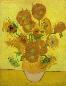 Sunflowers, repetition of 4th Version Painting by Vincent van Gogh Reproduction - Picture 1 of 3