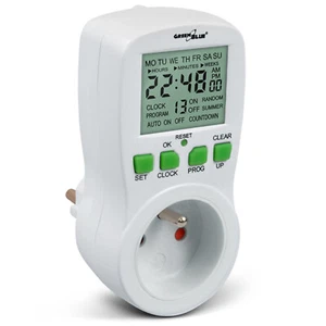 Timer cyfrowy GreenBlue 16 programów duży wyświetlacz GB107 - Zdjęcie 1 z 5