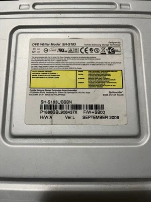 三星 LightScribe SH-S183 DVD 刻录机 Super-Writemaster DVD -RAM — 第 1/4 张图片