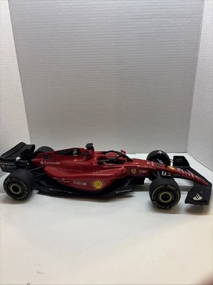 Rastar 1:12 Ferrari F1 75 Remote Control Car Formula 1 RC Car No Remote No Batt. - Image 1 of 4