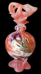 Ancien Flacon Verre à Inclusion Pâte De Verre Verrerie D Art Aconito - Bild 1 von 10