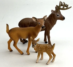HIRSCH Konvolut 3 Tierfiguren SCHLEICH & BAUMHAUS KINDER lebensecht Realist - Bild 1 von 13