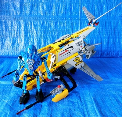 LEGO HERO Factory: Drop Ship Build (7160) Ship And Pilot - Near Complete 98% - Image 1 of 4