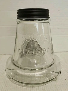Vintage *Unica Fly Trap* Barattolo Vetro Originale Piedi Mosche & Insetti Trap con Coperchio in Metallo - Foto 1 di 15