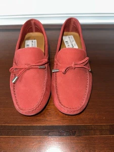 NUEVO SIN CAJA, MERCANTI FIORENTI, MUJER GAMUZA ROJA, MOCASINES DE CONDUCCIÓN DE DISEÑO Talla: 9B - Imagen 1 de 10