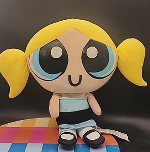 Peluche Vintage The Powerpuff Girls Bubbles 2000 Cartoon Network Fagioli - Foto 1 di 3