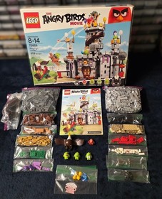 LEGO Angry Birds 75826 King Pig&rsquo;s Castle &ndash; Complete w/ All Figs &ndash; Near Mint