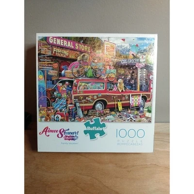 Aimee Stewart 1000 Pcs Family Vacation Puzzle By Buffalo Games Jigsaw New - Image 1 of 3